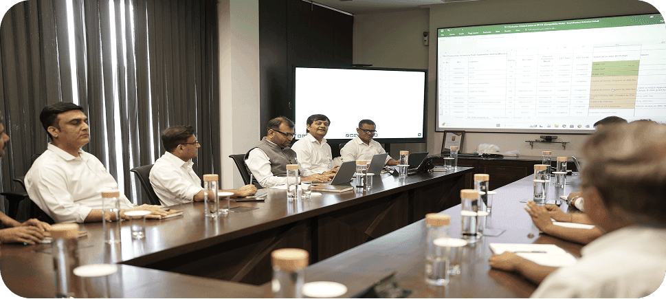 Team fist bump over a world map